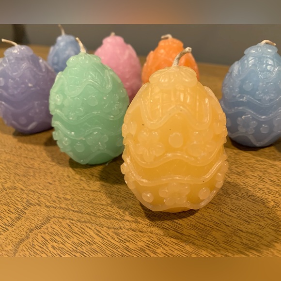 EASTER EGG PACK OF 8 CANDLES, New, Not In Original Packaging - Picture 6 of 7